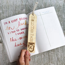 Load image into Gallery viewer, Game of Thrones inspired Hodor premium wooden engraved bookmark, Fantasy collection