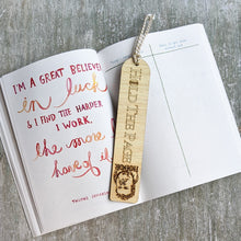 Load image into Gallery viewer, Game of Thrones inspired Hodor premium wooden engraved bookmark, Fantasy collection