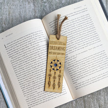Load image into Gallery viewer, Dreamcatcher premium wooden engraved bookmark, Reader's collection