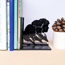 Load image into Gallery viewer, Harry Potter inspired Hogwarts and the Golden Trio laser cut bookends set | Book holder, Fantasy collection