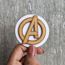 Load image into Gallery viewer, Laser cut Avengers inspired brooch pin | Badge, Fantasy collection