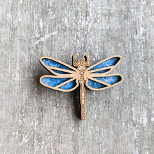 Load image into Gallery viewer, Laser cut Dragonfly brooch pin | Badge, Fantasy collection