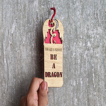 Load image into Gallery viewer, Game of Thrones inspired Dragon theme premium wooden engraved bookmark, Fantasy collection