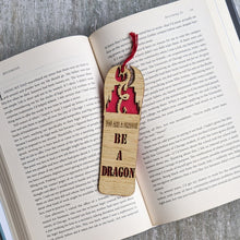 Load image into Gallery viewer, Game of Thrones inspired Dragon theme premium wooden engraved bookmark, Fantasy collection
