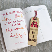 Load image into Gallery viewer, Game of Thrones inspired Dragon theme premium wooden engraved bookmark, Fantasy collection