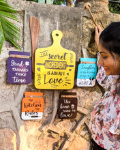 Load image into Gallery viewer, Beautiful hand-painted kitchen décor | Set of four jars and a platter