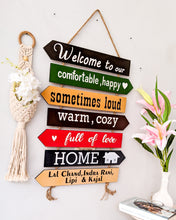 Load image into Gallery viewer, Welcome to our house handpainted wooden seven pallet board | Customized
