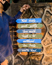 Load image into Gallery viewer, Inspirational wooden wall décor
