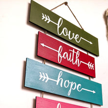 Load image into Gallery viewer, Handpainted wooden pallet motivational wall art | Vibe slate